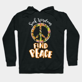 Seek Wisdom dark colors Hoodie